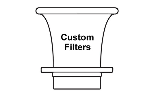 BBR Custom Velocity Stack Filters Covers 62mm x 2.45mm Pair